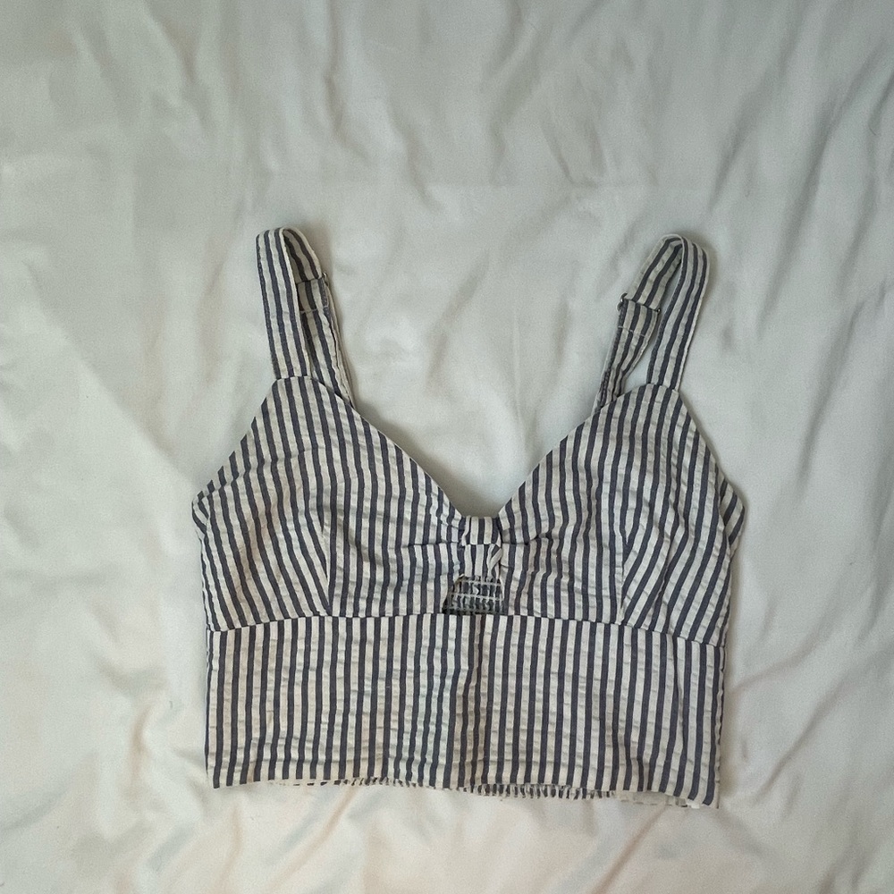 Forever 21 Stripped Crop Top